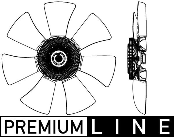 Mahle Original Ventilatorwiel-motorkoeling CFF 491 000P