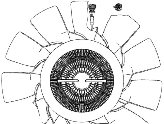 Mahle Original Ventilatorwiel-motorkoeling CFF 495 000P