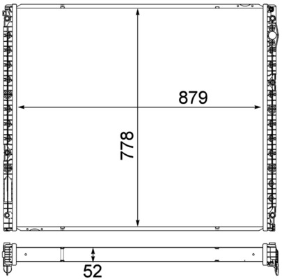 Mahle Original Interkoeler CIR 14 000P