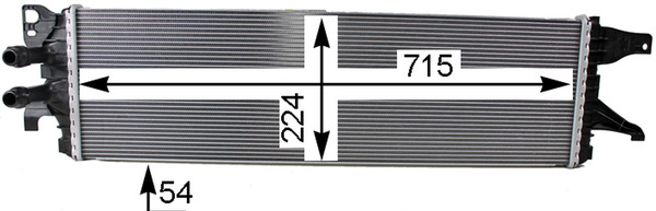 Mahle Original Interkoeler CIR 8 000P