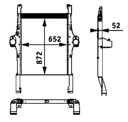 Mahle Original Interkoeler CI 113 000P