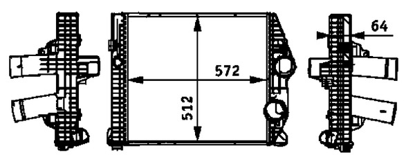 Mahle Original Interkoeler CI 114 000P