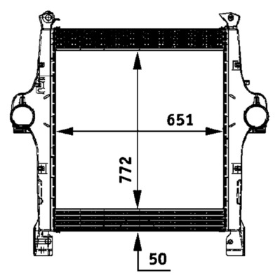 Mahle Original Interkoeler CI 118 000P