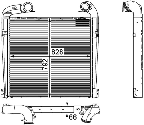 Mahle Original Interkoeler CI 143 000P