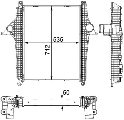 Mahle Original Interkoeler CI 147 000P