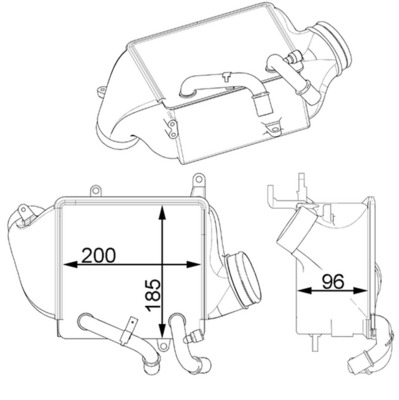 Mahle Original Interkoeler CI 156 000P