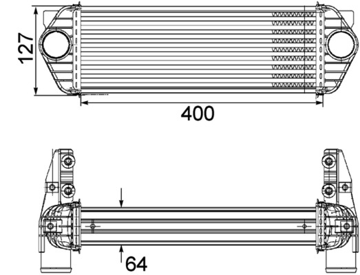 Mahle Original Interkoeler CI 168 000P