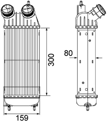 Mahle Original Interkoeler CI 171 000P