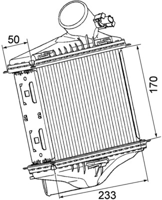 Mahle Original Interkoeler CI 174 000P