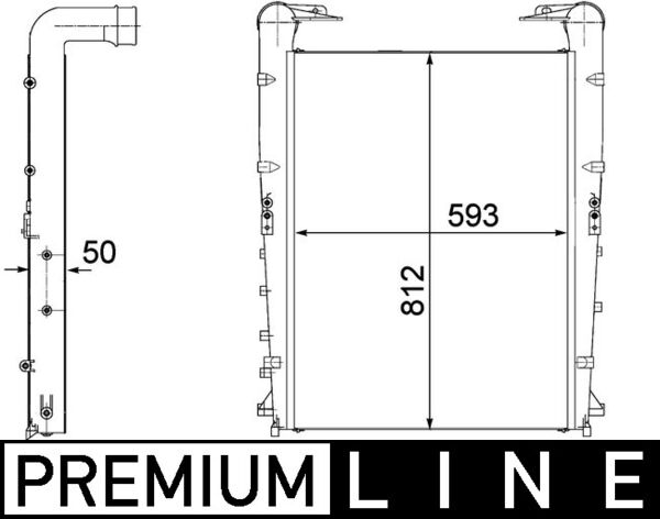 Mahle Original Interkoeler CI 177 000P