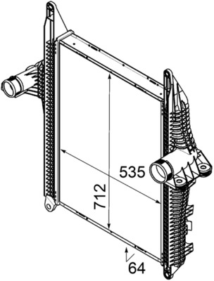 Mahle Original Interkoeler CI 178 000P