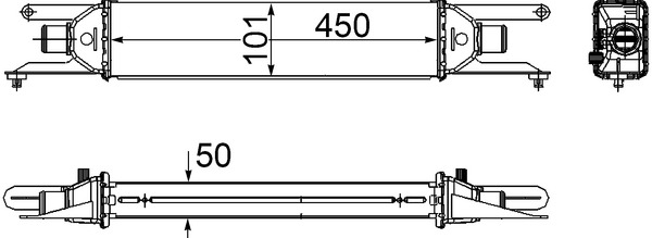 Mahle Original Interkoeler CI 205 000P