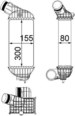 Mahle Original Interkoeler CI 211 000P