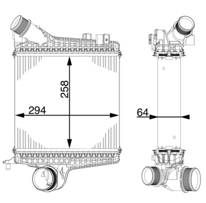 Mahle Original Interkoeler CI 221 000P