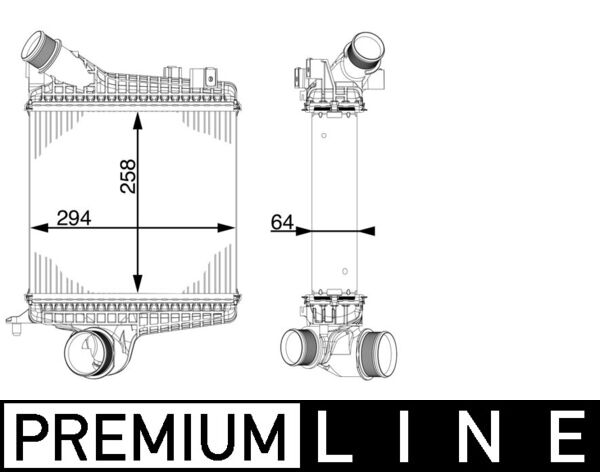 Mahle Original Interkoeler CI 221 000P