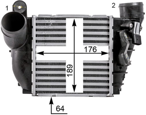 Mahle Original Interkoeler CI 22 000P