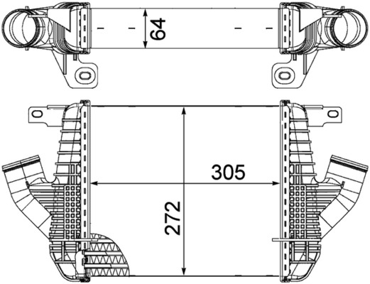 Mahle Original Interkoeler CI 237 000P