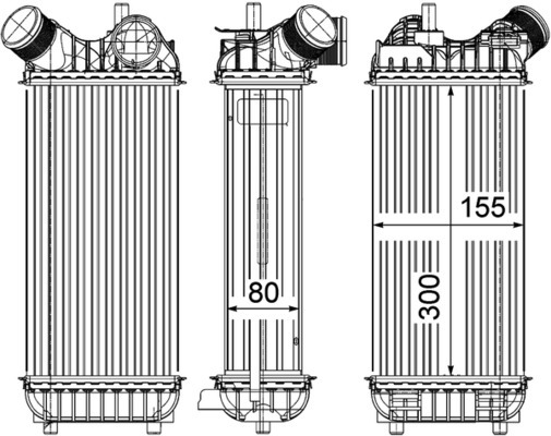 Mahle Original Interkoeler CI 246 000P