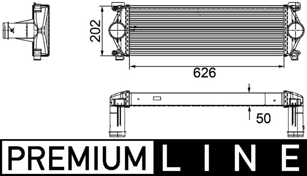 Mahle Original Interkoeler CI 254 000P