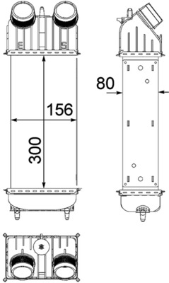 Mahle Original Interkoeler CI 261 000P