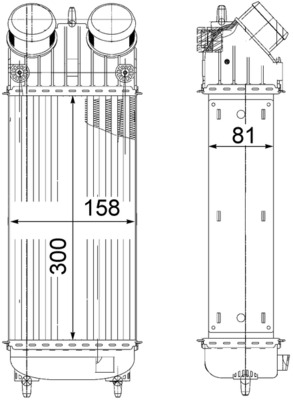 Mahle Original Interkoeler CI 265 000P