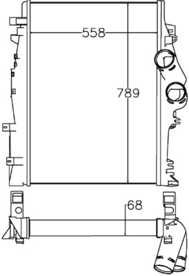 Mahle Original Interkoeler CI 269 000P