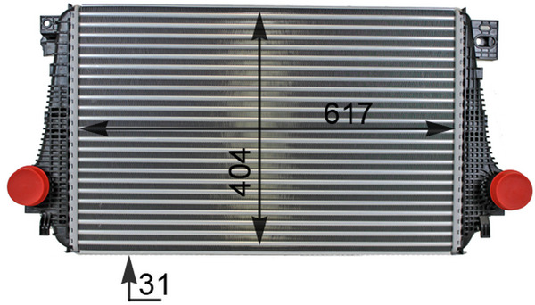 Mahle Original Interkoeler CI 27 000P