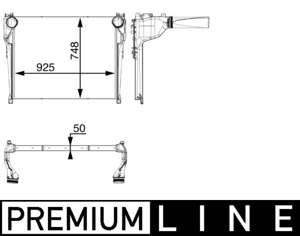 Mahle Original Interkoeler CI 34 000P
