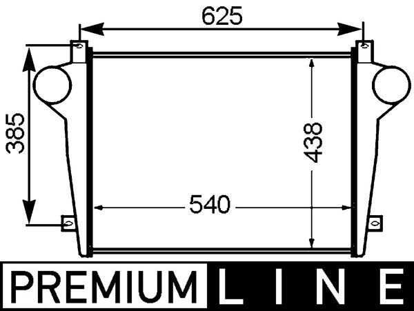 Mahle Original Interkoeler CI 352 000P