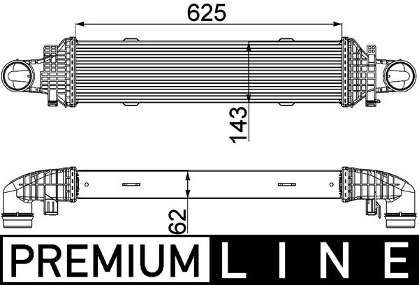 Mahle Original Interkoeler CI 357 000P