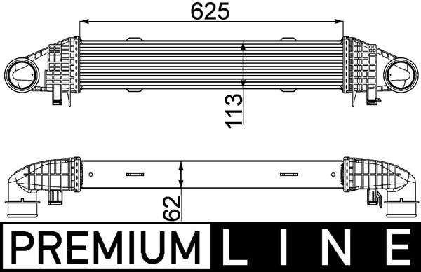 Mahle Original Interkoeler CI 359 000P