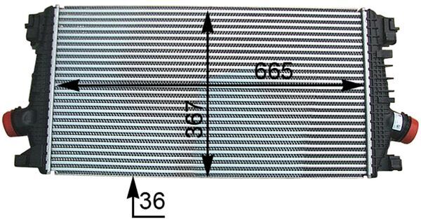 Mahle Original Interkoeler CI 364 000P