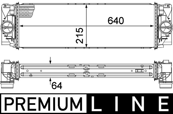 Mahle Original Interkoeler CI 368 000P