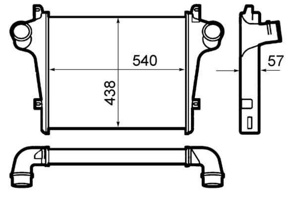 Mahle Original Interkoeler CI 397 000P