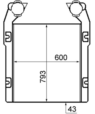 Mahle Original Interkoeler CI 398 000P