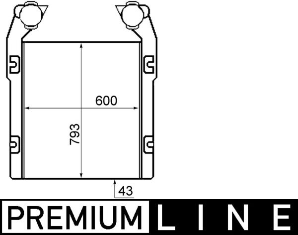 Mahle Original Interkoeler CI 398 000P