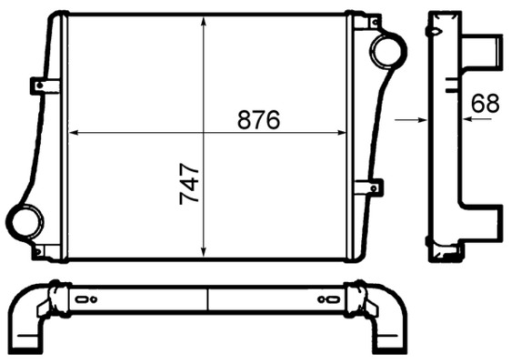 Mahle Original Interkoeler CI 399 000P