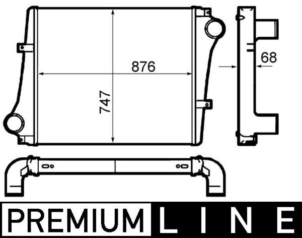 Mahle Original Interkoeler CI 399 000P