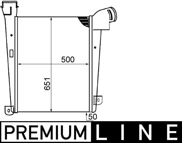 Mahle Original Interkoeler CI 400 000P