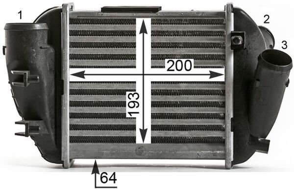 Mahle Original Interkoeler CI 430 000P