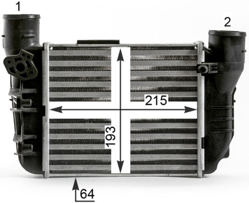 Mahle Original Interkoeler CI 431 000P