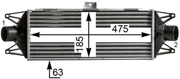 Mahle Original Interkoeler CI 438 000S