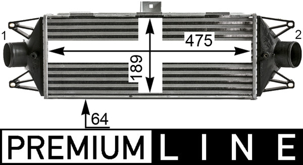 Mahle Original Interkoeler CI 439 000P