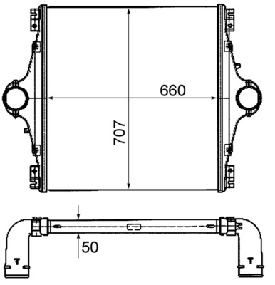 Mahle Original Interkoeler CI 449 000P