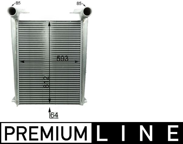 Mahle Original Interkoeler CI 44 000P