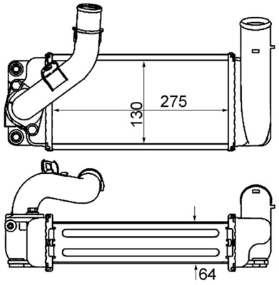 Interkoeler Mahle Original CI 461 000P