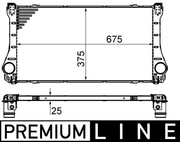 Mahle Original Interkoeler CI 462 000P