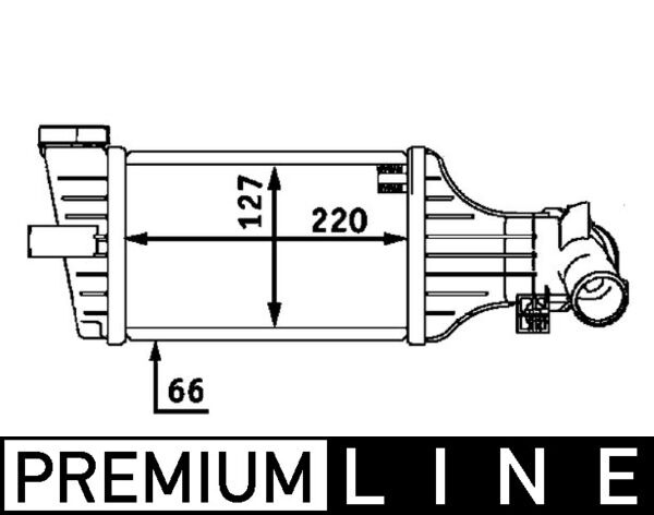 Mahle Original Interkoeler CI 71 000P