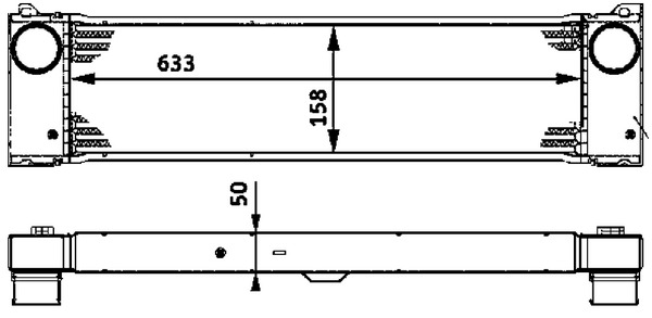 Mahle Original Interkoeler CI 82 000P