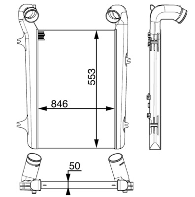 Mahle Original Interkoeler CI 93 001P